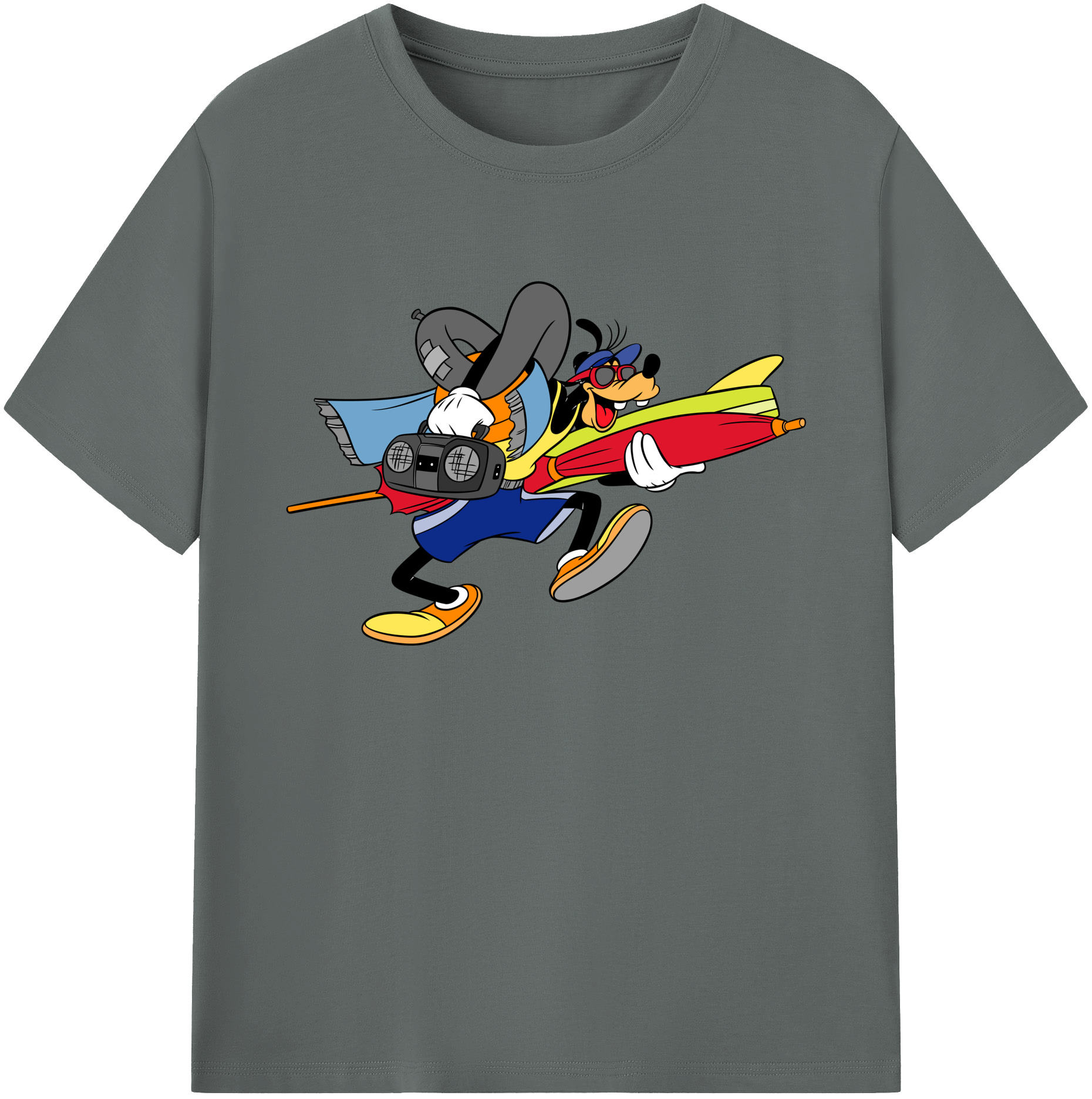 ミッキーマウス Mickey Mouse 綿100％ メンズ半袖Tシャツ｜肌触りやわらか＆通気性